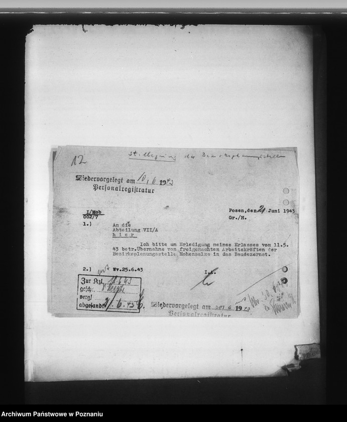 Obraz 16 z jednostki "Zlikwidowanie komórek organizacyjnych rejencji zajmujących się planowaniem"