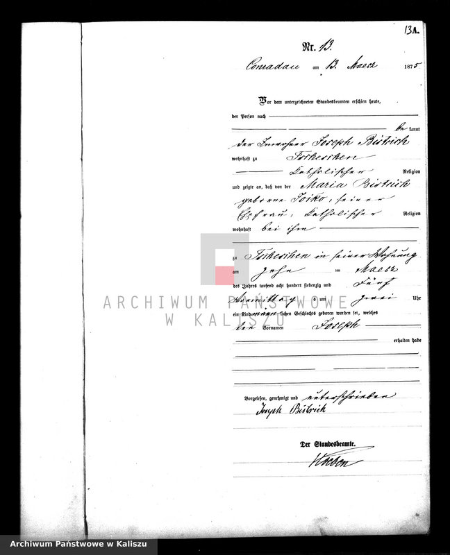 Obraz 17 z jednostki "[Księga urodzeń]"