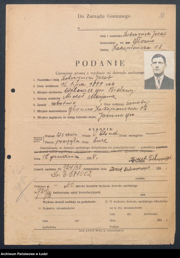 image.from.unit.number "Podania o wydanie dowodów osobistych. Litery D -F"