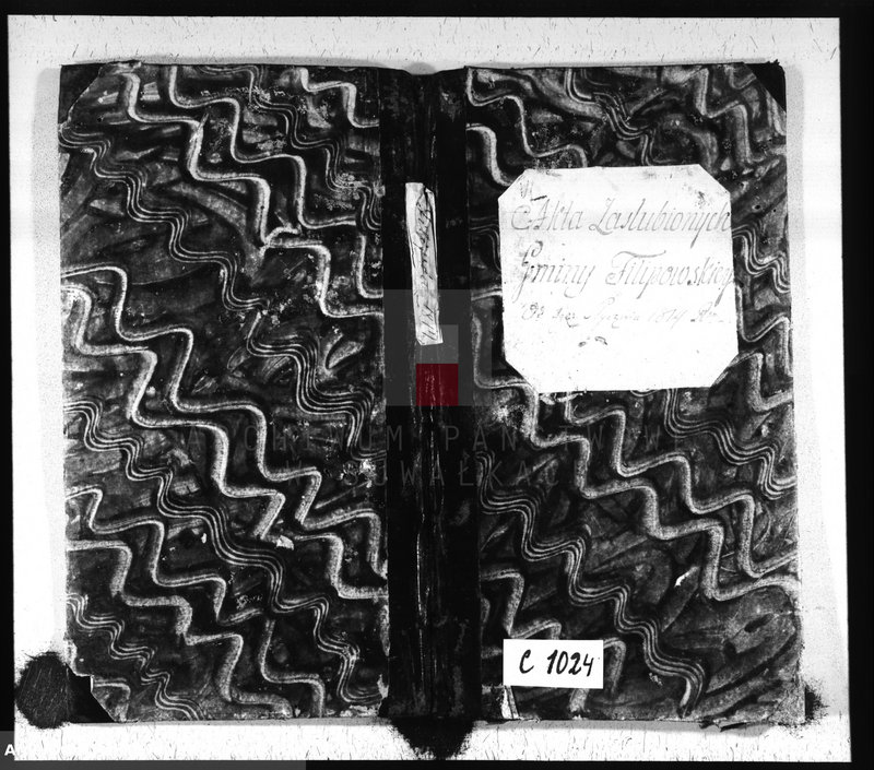 image.from.unit.number "Akta Zaślubionych Gminy Filipowskiey od 1go Stycznia 1814 R-u"