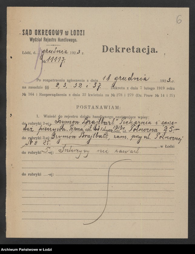 Obraz 8 z jednostki "Szymon Brajdbart – piekarnia i sprzdaż pieczywa"