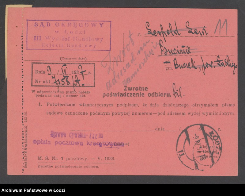 Obraz 13 z jednostki "Leopold Lewi – wiatrak"