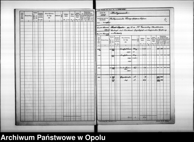 Obraz 14 z jednostki "Mutterrolle des Gemeindebezirks Oppeln 6ter Band, enthaltend die Artikel von Nr 1501 bis Nr 1800"