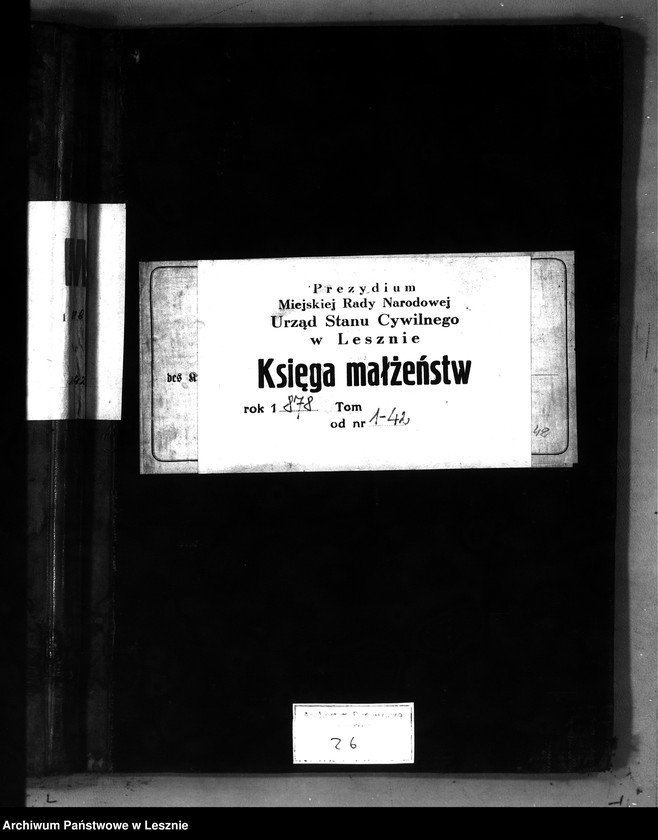 Obraz 2 z jednostki "[Księga małżeństw]"