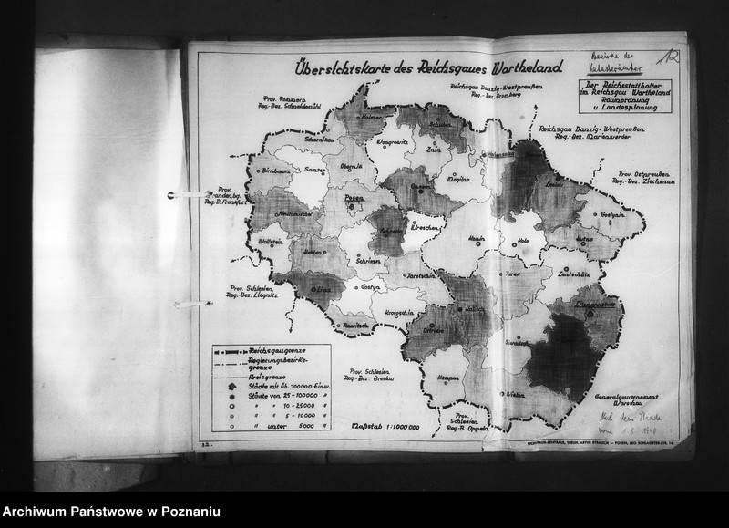 Obraz 16 z jednostki "Zuständigkeitsbereiche der Behörden im Reihsgau Wartheland"