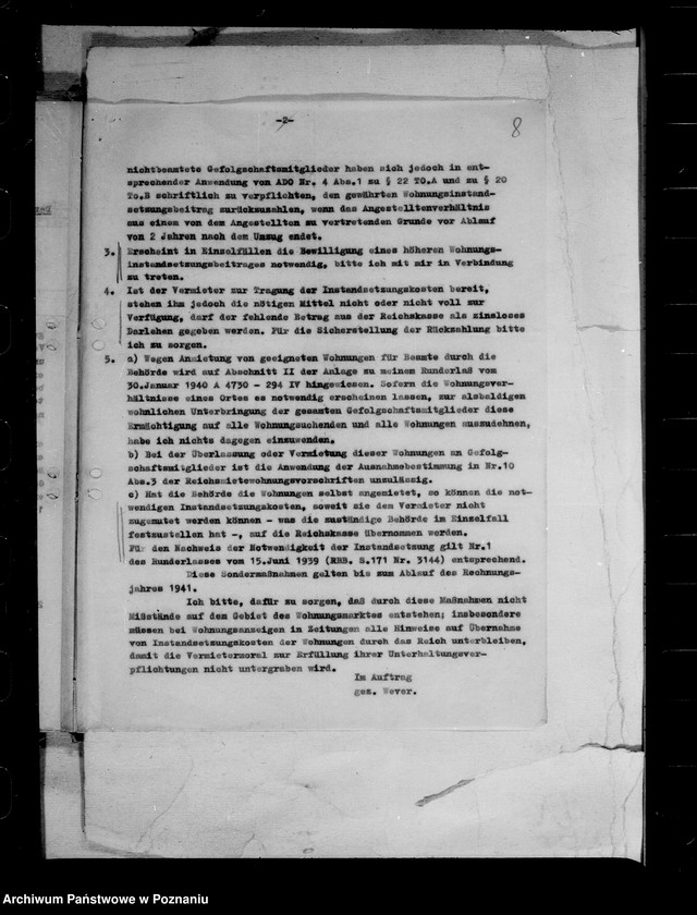 Obraz 12 z jednostki "Deutch- italeinische Vereinbarung für die abwandernden Deutschen aus Tirol. Verwendung von Haushaltsmitteln. Fürsorge für versetzte Angestellten. Reichsgrundbesitzvverzeichnis."