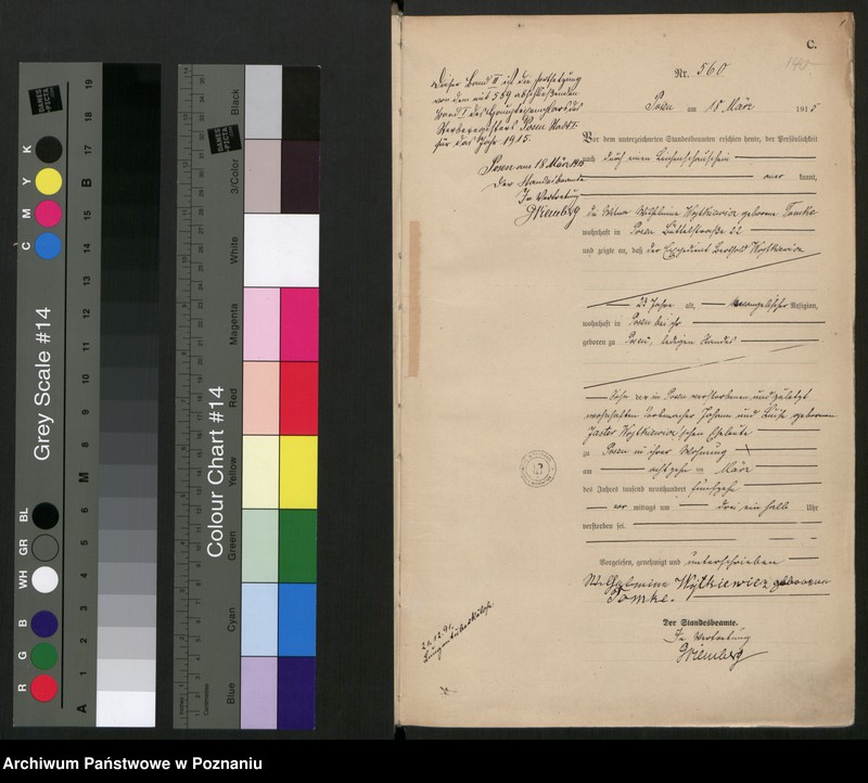 Obraz 3 z jednostki "Księga miejscowa zgonów tom II [Rejestr główny zgonów]"