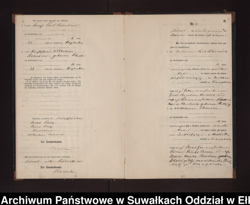 image.from.unit.number "Heiraths-Neben-Register des Preussischen Standes-Amtes Neuhoff Kreis Loetzen"