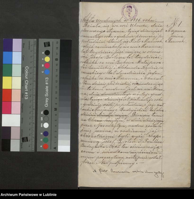 image.from.unit.number "Księga urodzeń, małżeństw i zgonów"