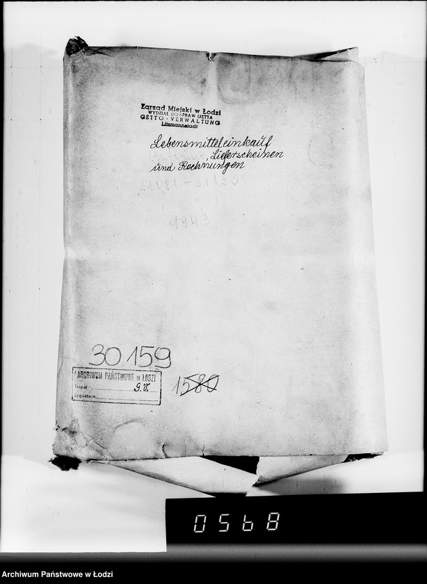 Obraz 4 z jednostki "Lebensmitteleinkauf. Aufträge, Lieferscheinen und Rechnungen 21081-21120"