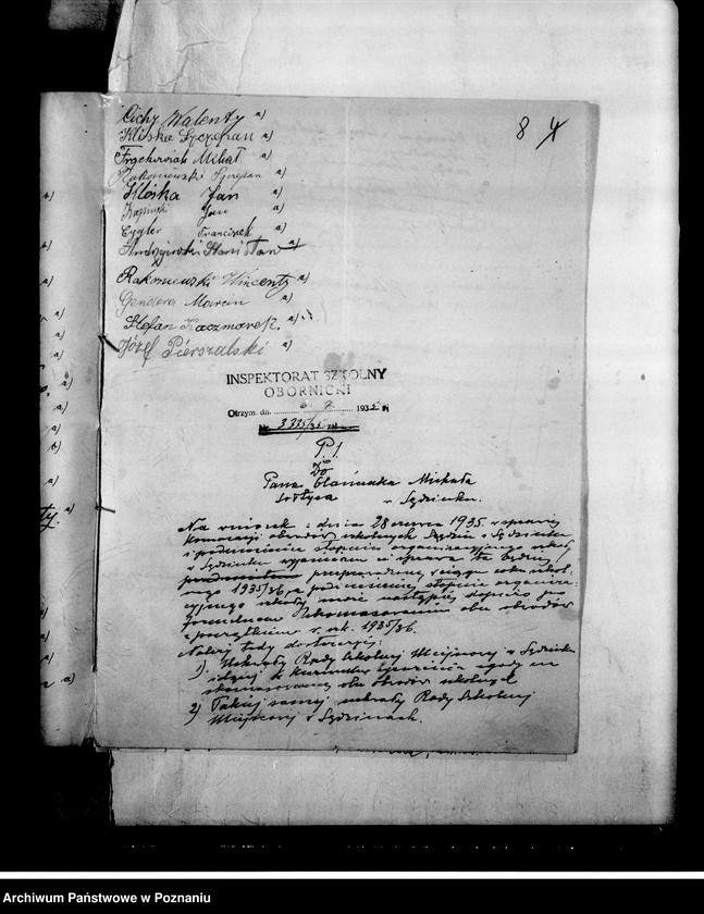 Obraz 11 z jednostki "Szkoła Powszechna- Sędzin, powiat Szamotuły"