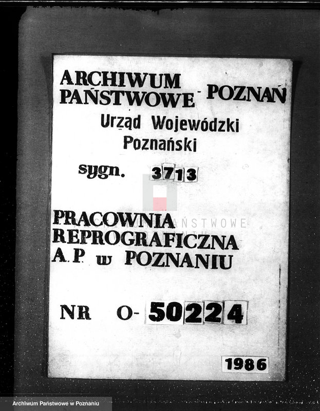Obraz 1 z jednostki "Nadzór nad gospodarką w lasach majętności Gorzno-Biniew powiat ostrowski"