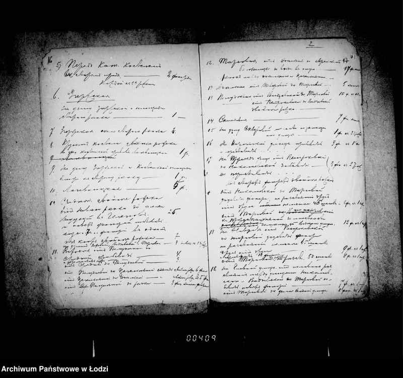 Obraz 17 z jednostki "Ob usilenji gazovago uličnago osveščenija v gor. Lodzi"