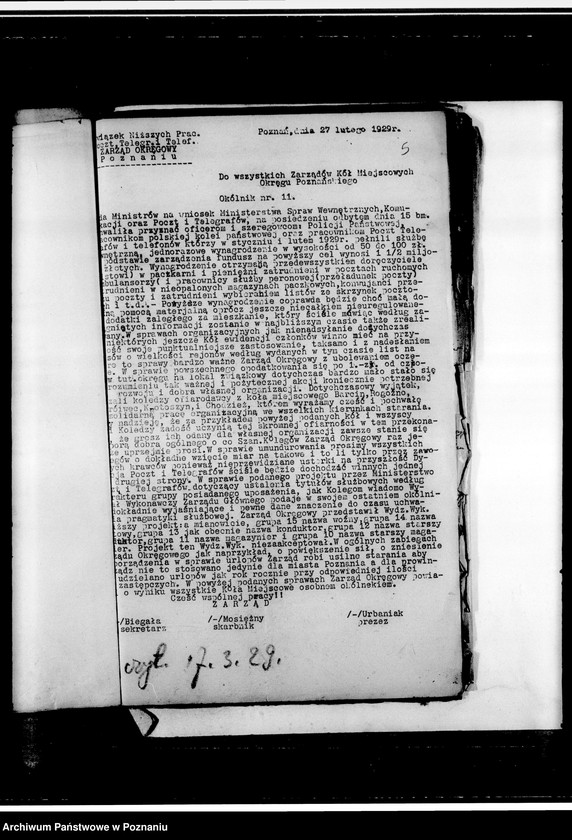 image.from.unit.number "Okólniki i korespondencja Zarządu Okręgowego"