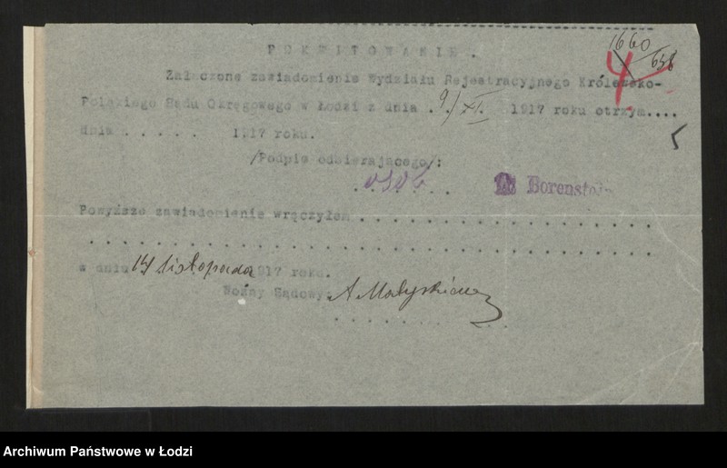 Obraz 7 z jednostki "Icek Borensztajn- handel skór"