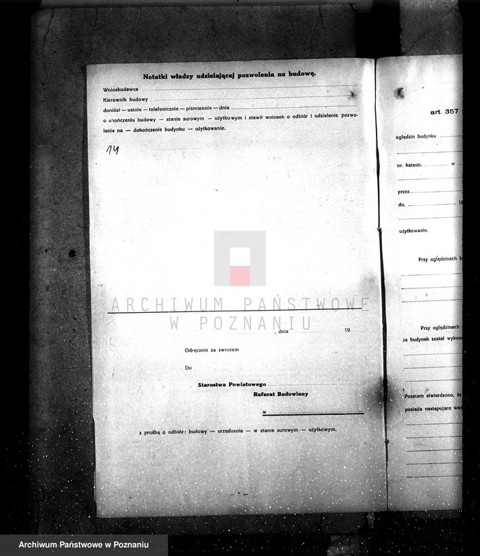 Obraz 18 z jednostki "Zatwierdzenie zakładu przemysłowego Odlewni żelaza i Fabryki Maszyn w Drawskim Młynie"