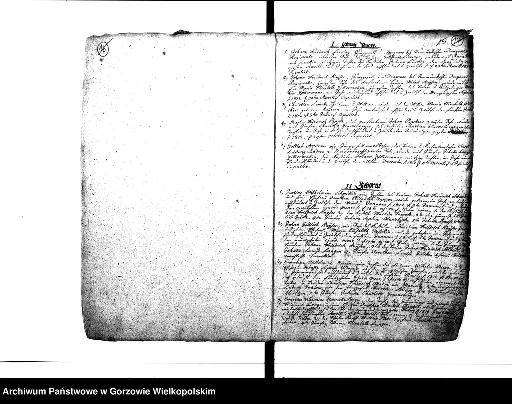 image.from.unit.number "Duplikate der Kirchenbücher von der Parochie Beyersdorf: Beyersdorf (Baczyna), Zanzin (Santocko), Loppow (Łupowo), Neuendorf (Chróścik)"