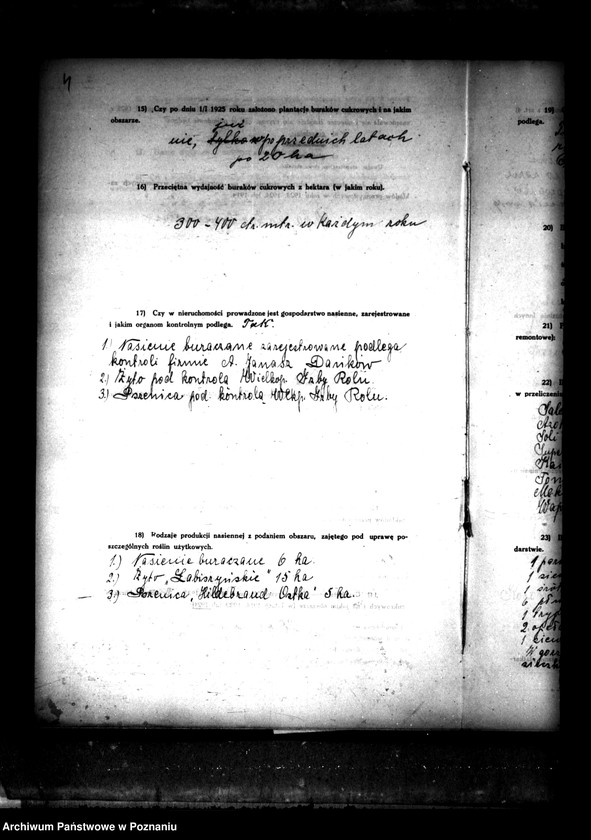 Obraz 8 z jednostki "Majątek Koronowo powiatu leszczyńskiego wyłączenie z art. 4/5 ustawy o reformie rolnej Franciszek Speichert"