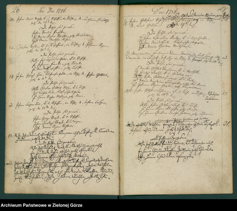 image.from.unit.number "Taufbuch bei der Stadt und Pfarrkirche Guben anfangen 1786-1801"