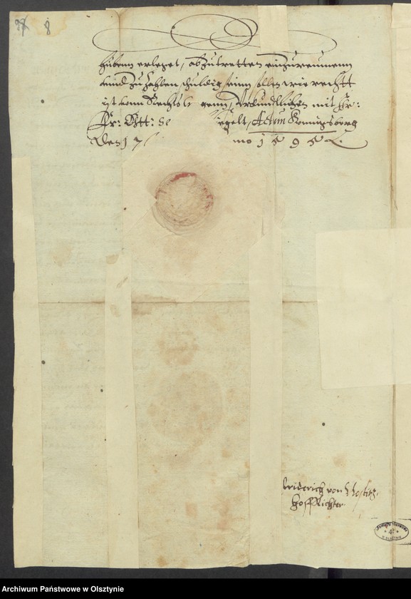 image.from.unit.number "Faulen [Ulnowo/Faulen - spor o wolny połów, karczmę, łany kościelne, ponowny obmiar majątku]"