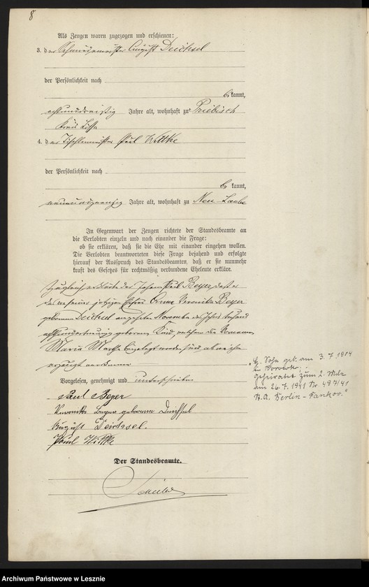 Obraz 11 z jednostki "[Księga małżeństw]"