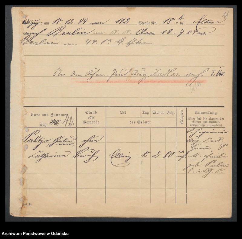 image.from.unit.number "Karty meldunkowe: Palmansky - Panwitz"