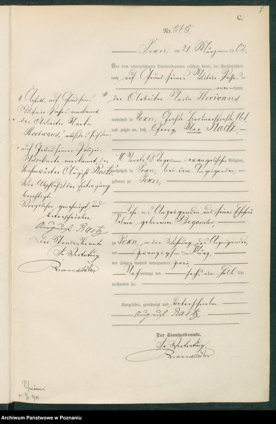 Obraz 10 z jednostki "Księga miejscowa zgonów t. II"