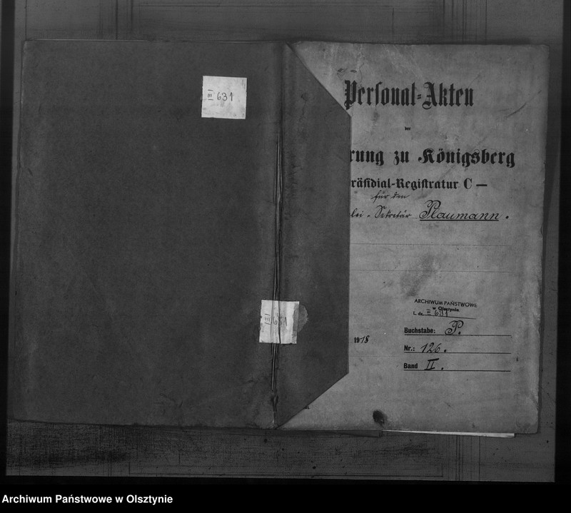 image.from.unit.number "Personal-Akten für den Kanzlei Sekrär Plaumann [Friedrich Karl]"