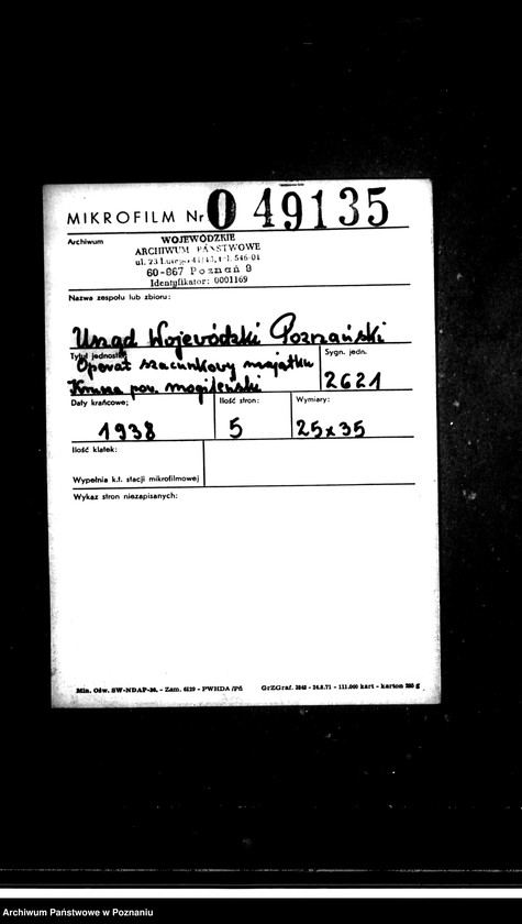 image.from.unit.number "Operat szacunkowy majątku Krusza powiatu mogileńskiego"