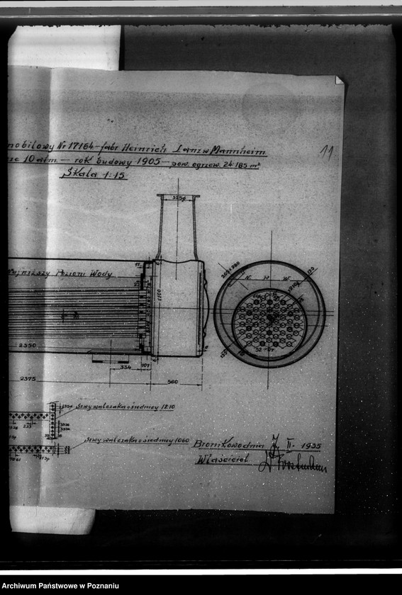 image.from.unit.number "Krochmalnia w Bronikowie pow. kościański W. Forstmann nr woj. kotła 2678"