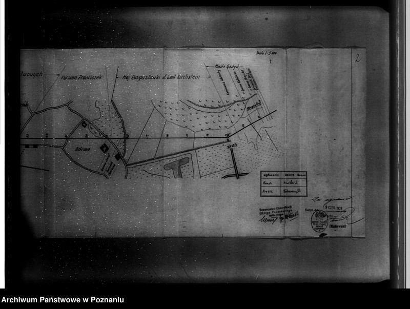 Obraz 6 z jednostki "Towarzystwo Elektryfikacji Okręgu Poznańskiego Spółka Akcyjna W Poznaniu plany sytuacyjne wsi i miast w związku z projektowaną elektryfikacją"