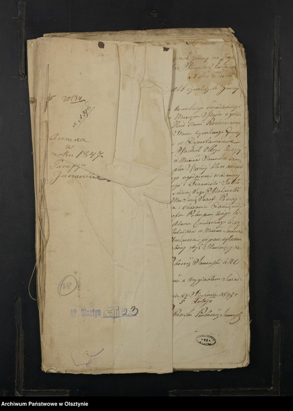 image.from.unit.number "Annexa z rok 1847 Parafij Janowiec"