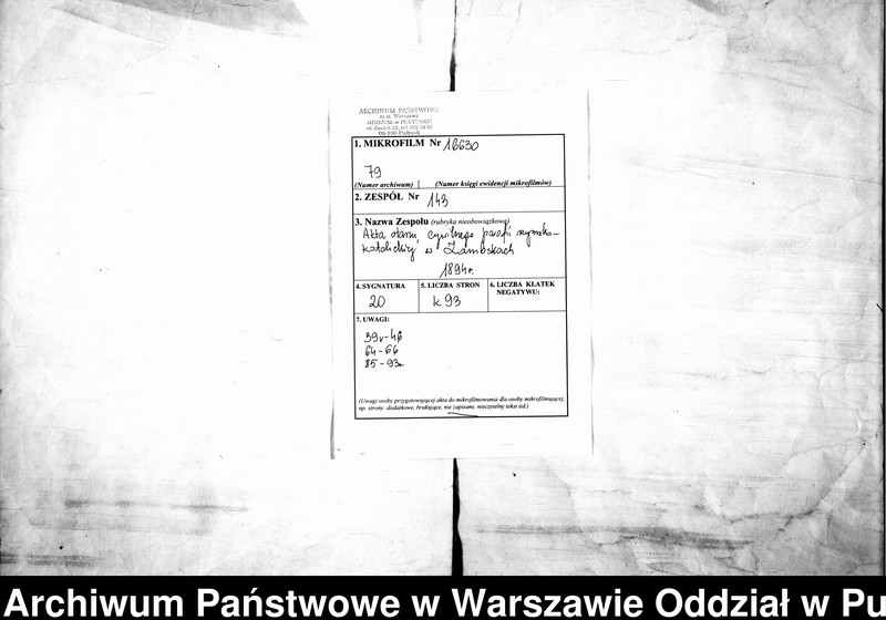 image.from.unit.number "Akta urodzeń, małżeństw i zgonów"