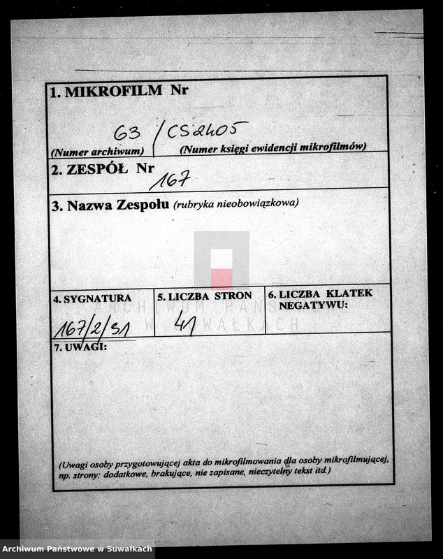 image.from.unit.number "Anneksa do Akt Zaślubionych Parafii Wigierskiej z Roku 1867."
