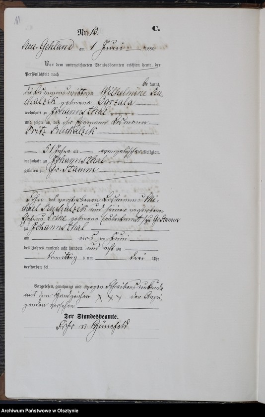 image.from.unit.number "Sterbe-Haupt-Register Nr 1 - 27"