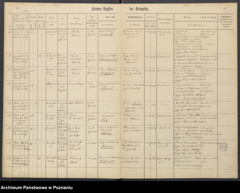 Obraz 10 z jednostki "Duplikat der Kirchenbucher uber Taufen, Trauungen und Begräbnisse"