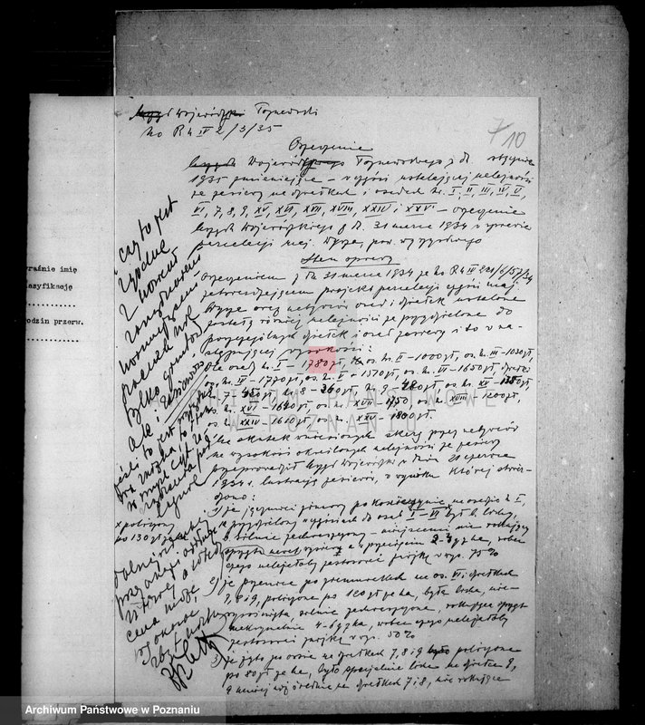 Obraz 14 z jednostki "Operat szacunkowy majątku Wyrza osada powiatu wyrzyskiego"