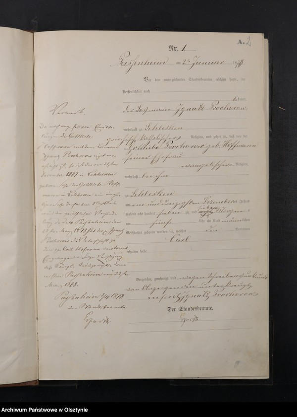 image.from.unit.number "Geburts-Haupt-Register Nr 1 - 208"