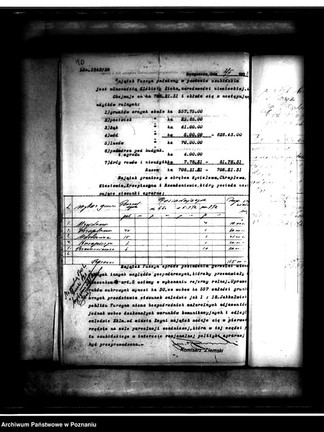 Obraz 14 z jednostki "Majątek Turzyn wyłączenie z art.4 i 5 /ustawy o wykonaniu reformy rolnej/"