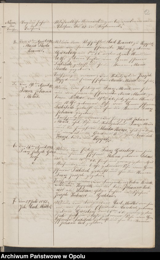 image.from.unit.number "Duplikate der Kirchen-Matrikel von Koppitz-Winzenberg 1841-1858 [wyznanie rzymskokatolickie]"