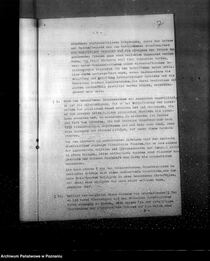 Obraz 14 z jednostki "Zarządzenie w sprawie skutków polskiej reformy rolnej"