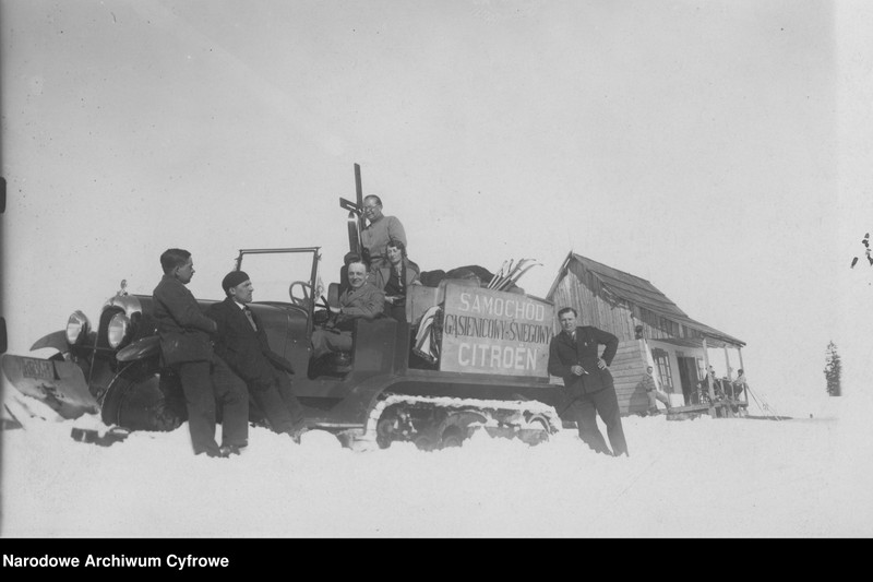 image.from.unit.number "Samochody gąsienicowe Citroen-Kegresse w Tatrach"