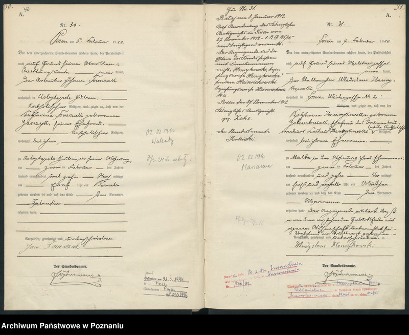 Obraz 18 z jednostki "Księga miejscowa urodzeń [Rejestr główny urodzeń]"