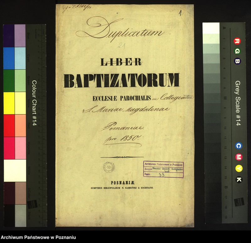 Obraz 2 z jednostki "Księga urodzin"