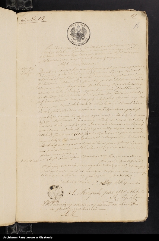 image.from.unit.number "Annexa Ślubów z Parafii Janowiec z roku 1864-go"