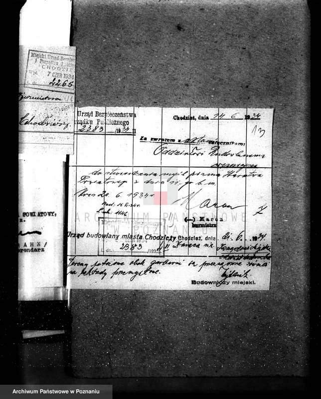 Obraz 17 z jednostki "Zatwierdzenie zakładu przemysłowego /garbarnia/ Demitr Federów - Chodzież"