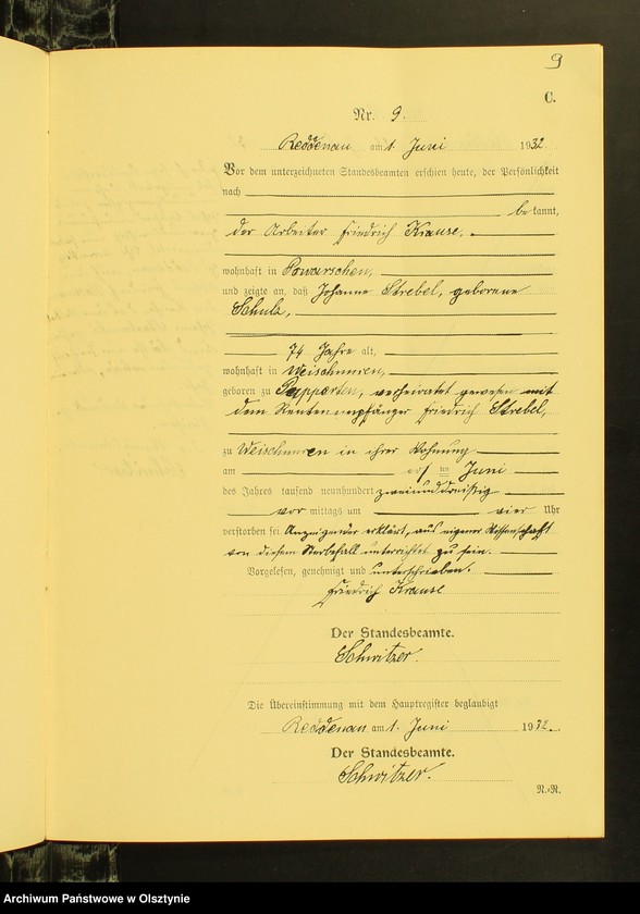 image.from.unit.number "Sterbe-Neben-Register Nr 1 - 19 [ Księga zgonów - wtóropis ]"