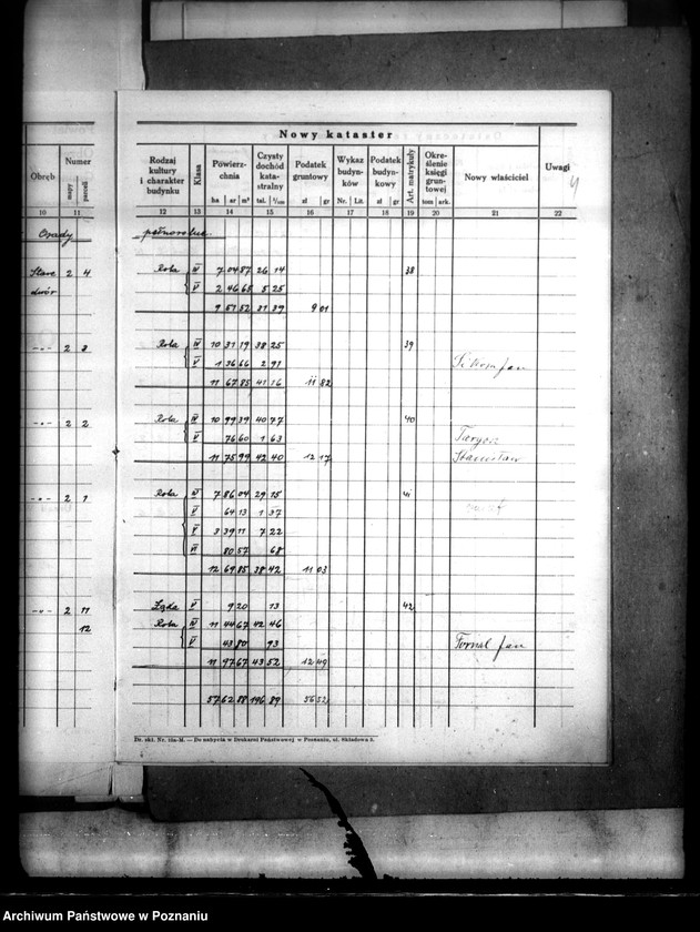 Obraz 9 z jednostki "Ostateczny rejestr pomiarowy majątku Stare powiatu wyrzyskiego"