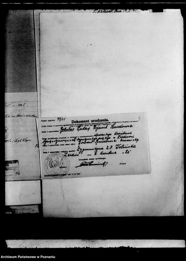 Obraz 12 z jednostki "Stosunki osobiste Edwarda Szurkowskiego burmistrza miasta Żerkowa"