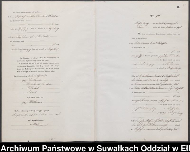 image.from.unit.number "Heiraths-Neben-Register des Preussischen Standes-Amtes Angerburg Kreis Angerburg"